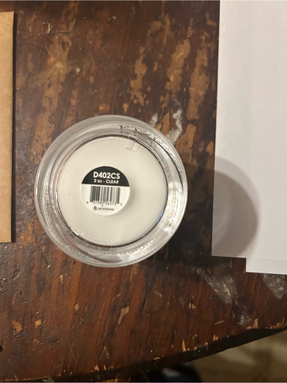 Clear D402CS 2 oz Jar - Kiara sky Clear Dip